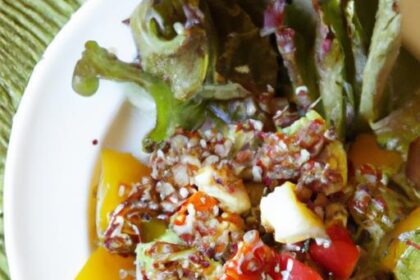 Bright Bites: Roasted Veggie Quinoa Salad with Olive Dressing
