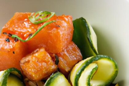 Savor the Flavor: Grilled Salmon Bowl with Mango & Cucumber