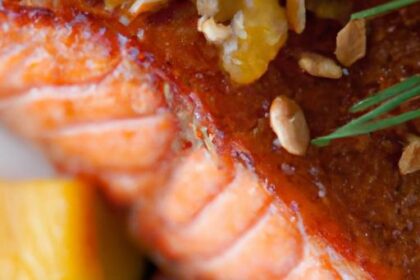 Sweet Meets Savory: Baked Salmon with Honey Mustard Glaze