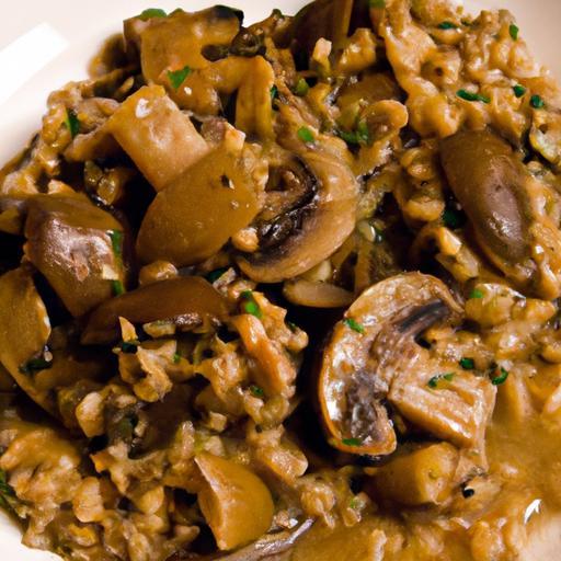 Savor the Comfort: Hearty Mushroom and Barley Stew Recipe