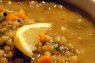 Hearty and Healthy: Discover Lebanese Lentil Soup Magic