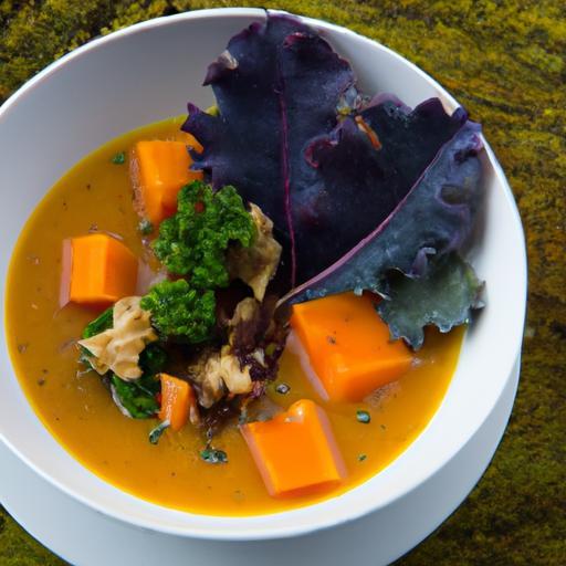 Nourish Naturally: Sweet Potato & Kale Soup with Ginger Twist