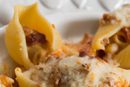 Triple Cheese Bliss: Stuffed Pasta Shells Recipe Unveiled