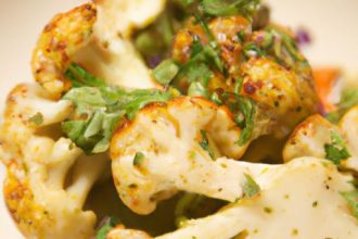 Savor Roasted Cauliflower Steaks with Zesty Chimichurri Flair