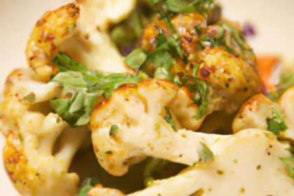 Savor Roasted Cauliflower Steaks with Zesty Chimichurri Flair