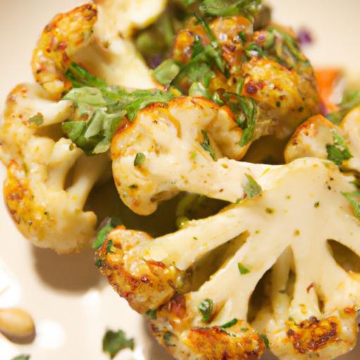 Savor Roasted Cauliflower Steaks with Zesty Chimichurri Flair