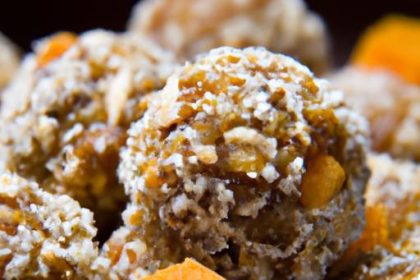 Bite-Sized Pumpkin Coconut Protein Energy Boosters