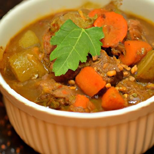 Hearty Spiced Beef Stew with Turmeric & Aromatic Cardamom