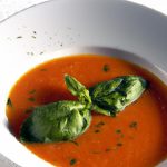 Savor the Flavor: Tomato Basil Soup with Olive Oil Drizzle