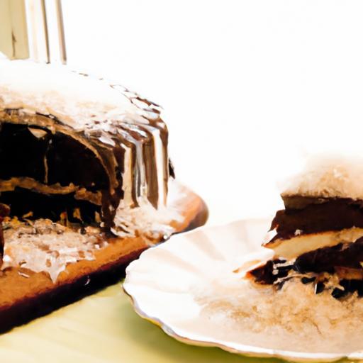 Cool Indulgence: The Irresistible Chilled Chocolate Coconut Cake