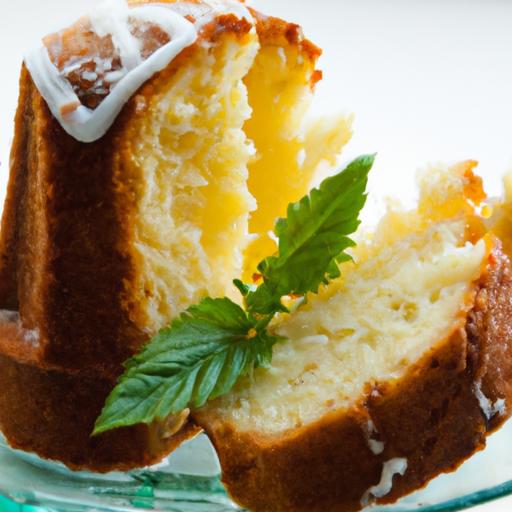 Zesty Lemon & Fresh Mint: A Delightful Gluten-Free Cake