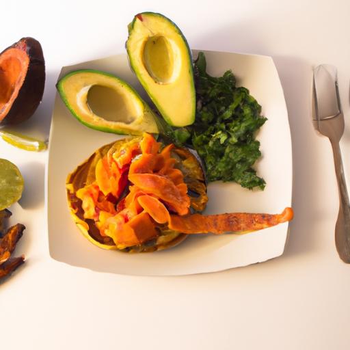 Elevate Your Snack: Roasted Sweet Potato with Creamy Avocado