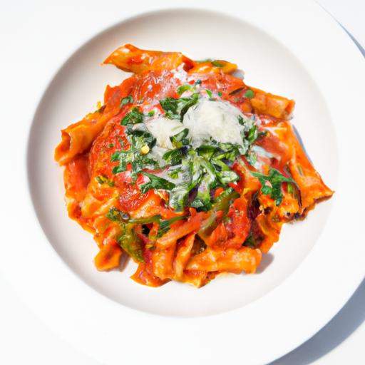 Penne Perfection: Crafting Vibrant Roasted Red Pepper Sauce