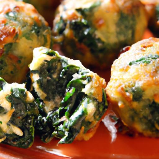 Cheesy⁤ Baked Spinach Balls: A Savory Twist on Greens
