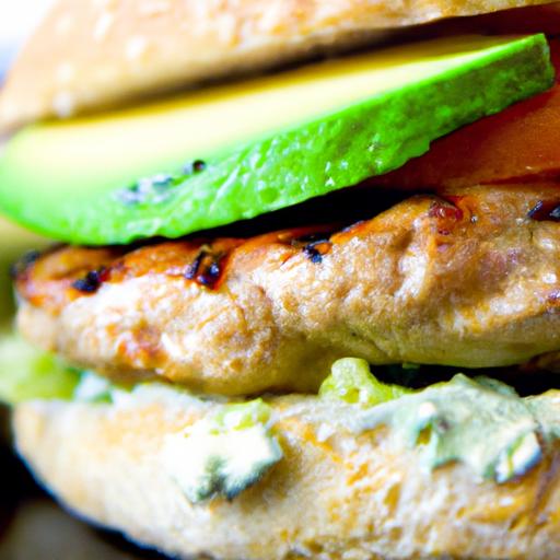 Savory Grilled Turkey Burgers with Creamy Avocado Twist