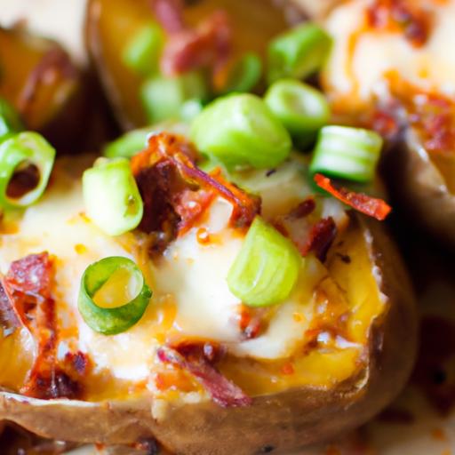 Crispy ⁤Loaded Potato Skins: Cheesy ‍Delight with Green Onions