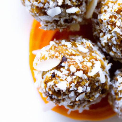 bite-Sized Pumpkin Coconut Protein Energy Boosters