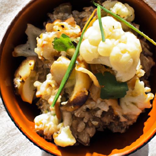 Nourish Your Bowl: Cauliflower Rice & Tahini Harmony