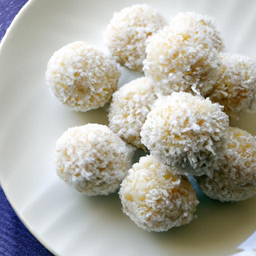 Zesty ‍Vegan Lemon Coconut Balls: ‌A Refreshing Plant-Based Treat