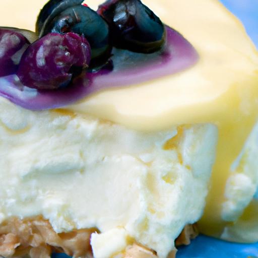Zesty no-Bake Lemon Blueberry Cheesecake: Fresh ⁢& Easy Delight