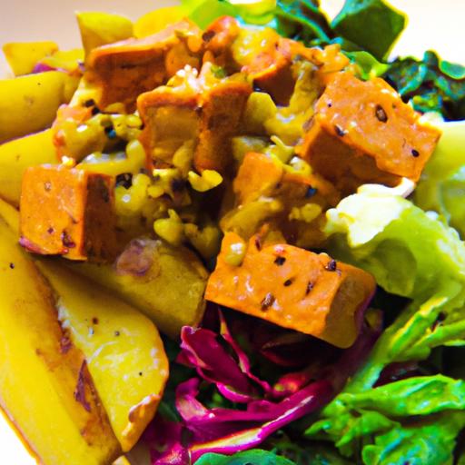Nourish Your Body: Vibrant Vegan Buddha Bowl with Tempeh & Greens