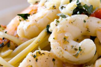 Zesty Lemon Garlic Shrimp Pasta: A Flavorful Seafood Twist
