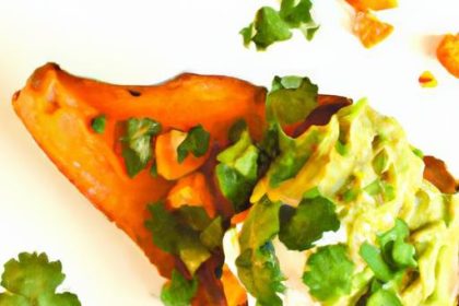 Elevate Your Snack: Roasted Sweet Potato with Creamy Avocado