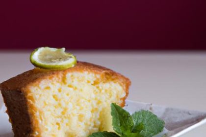 Zesty Lemon & Fresh Mint: A Delightful Gluten-Free Cake