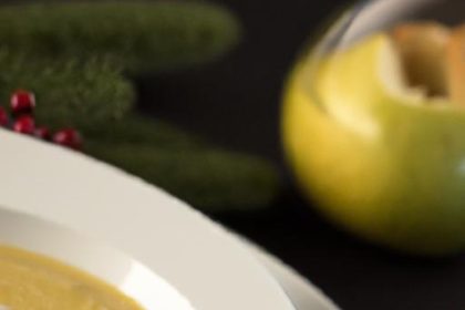 Velvety Parsnip and Apple Soup Infused with Sage Delight