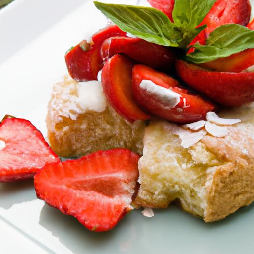 Fresh Strawberry & Basil Shortcake: A Flavorful Twist