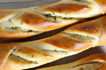 Melted Delight: Herb-Infused Cheesy Stuffed Breadsticks