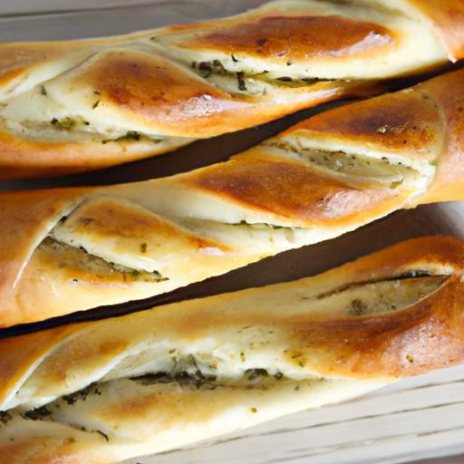 Melted Delight: Herb-Infused Cheesy Stuffed Breadsticks