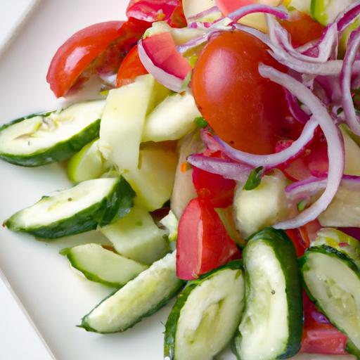 Fresh & Flavorful: The Ultimate Cucumber Tomato Red Onion Salad