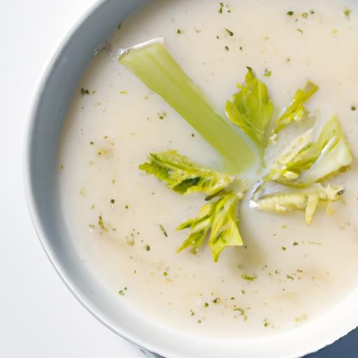 Velvety Celery and Fennel Soup: A Creamy Delight
