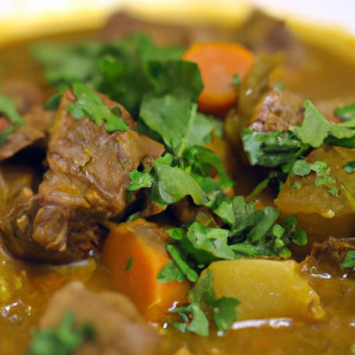 Aromatic Spiced Beef Stew with Turmeric & Cardamom Twist