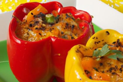 Bursting Bites: Savory Stuffed Mini Bell Peppers Delight