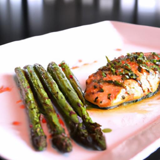 Savor the Flavor: Grilled Chicken with Roasted Asparagus Delight