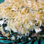 Savory Greek Baked Orzo with Feta and Spinach Delight