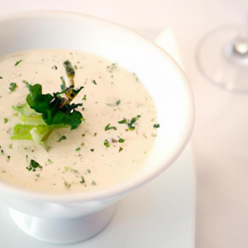 Silky Cream of Celery Soup with Caramelized Onion Bliss