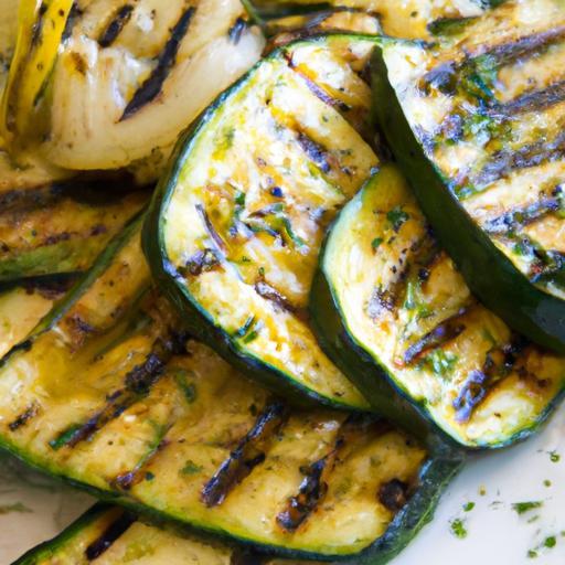 Zesty Grilled Zucchini: A Refreshing Twist with Lemon & Herbs