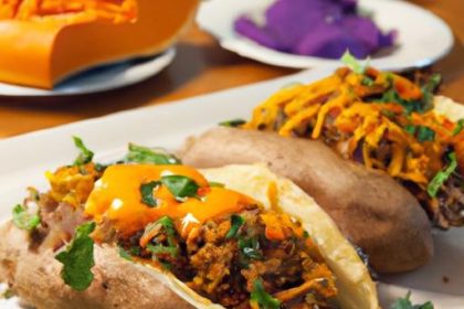 Taco-Stuffed Sweet Potatoes: A Flavorful Fiesta in Every Bite