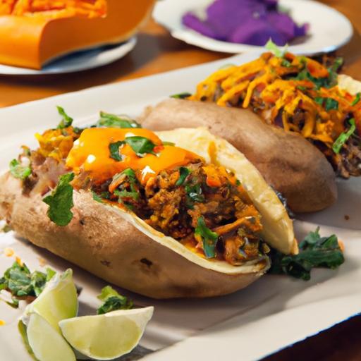 Taco-Stuffed Sweet Potatoes: A Flavorful Fiesta in Every Bite