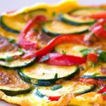 Sun-Kissed Zucchini & Roasted Red Pepper Frittata Delight