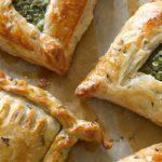 Flaky Spinach and Feta Puffs: A Savory Pastry Delight