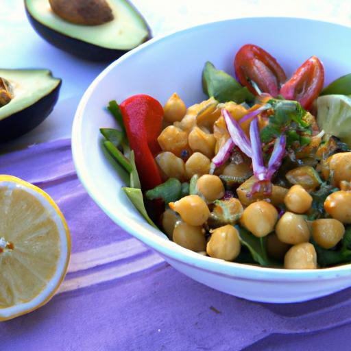 Zesty Chickpea & Avocado Salad with Fresh Lime Twist