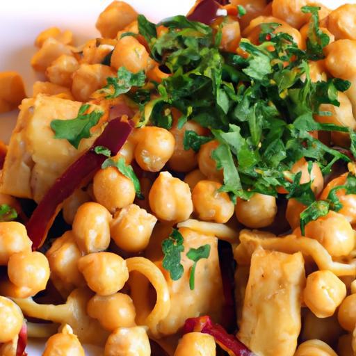 Hearty Chickpea Pasta Bake: A Veggie-Packed Delight