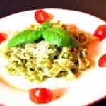 Brighten Your Dinner: Pesto Pasta with Cherry Tomatoes & Parmesan
