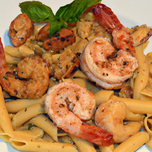 Spice Up Dinner: Cajun ‌Shrimp & Sausage Pasta with Chicken