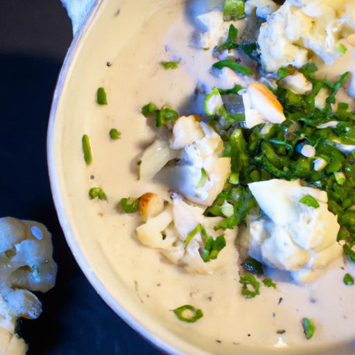 Wholesome‌ Cauliflower & white Bean Soup: A Creamy Delight