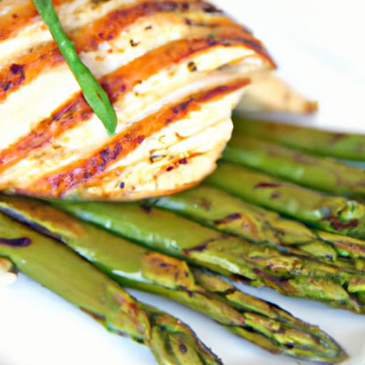 Savor the Flavor: Grilled Chicken with Roasted Asparagus Delight
